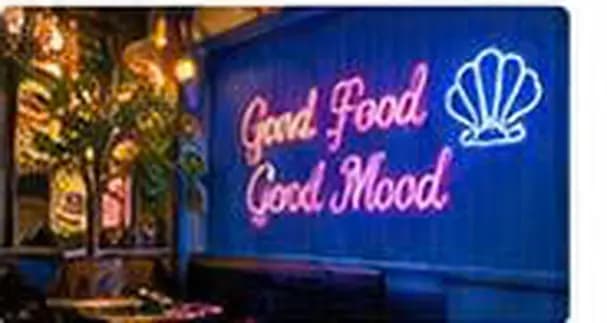 Bảng hiệu neon Good Food Good Mood